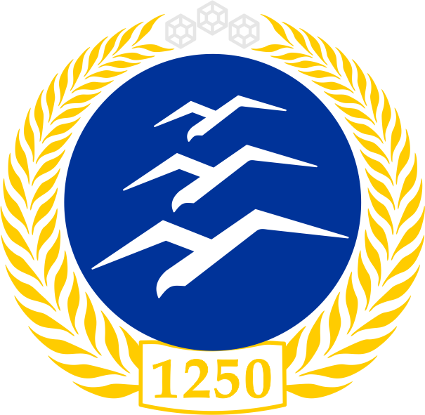 1250 km Badge illustration