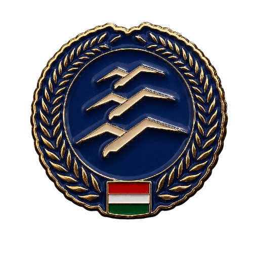Gliding Gold National badge metal pin product photo